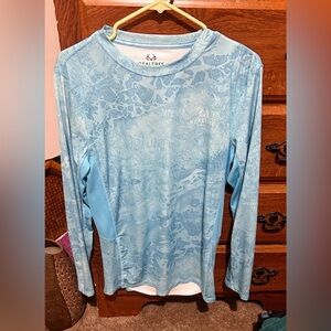Realtree Light Blue Camouflage Shirt
